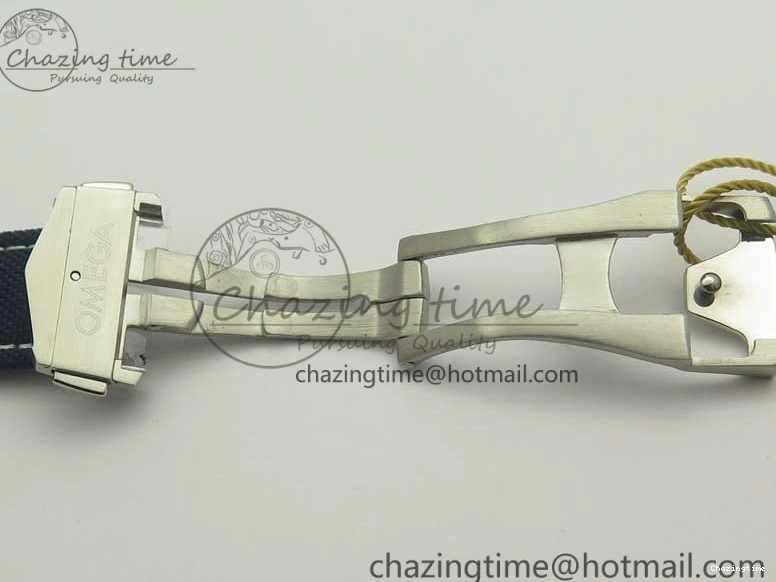 0426 EasyCare Aqua Terra Master Ryder Cup Edition VSF 1:1 Best Edition White Textured Dial on Blue Nylon Strap A8500 Super Clone 8016